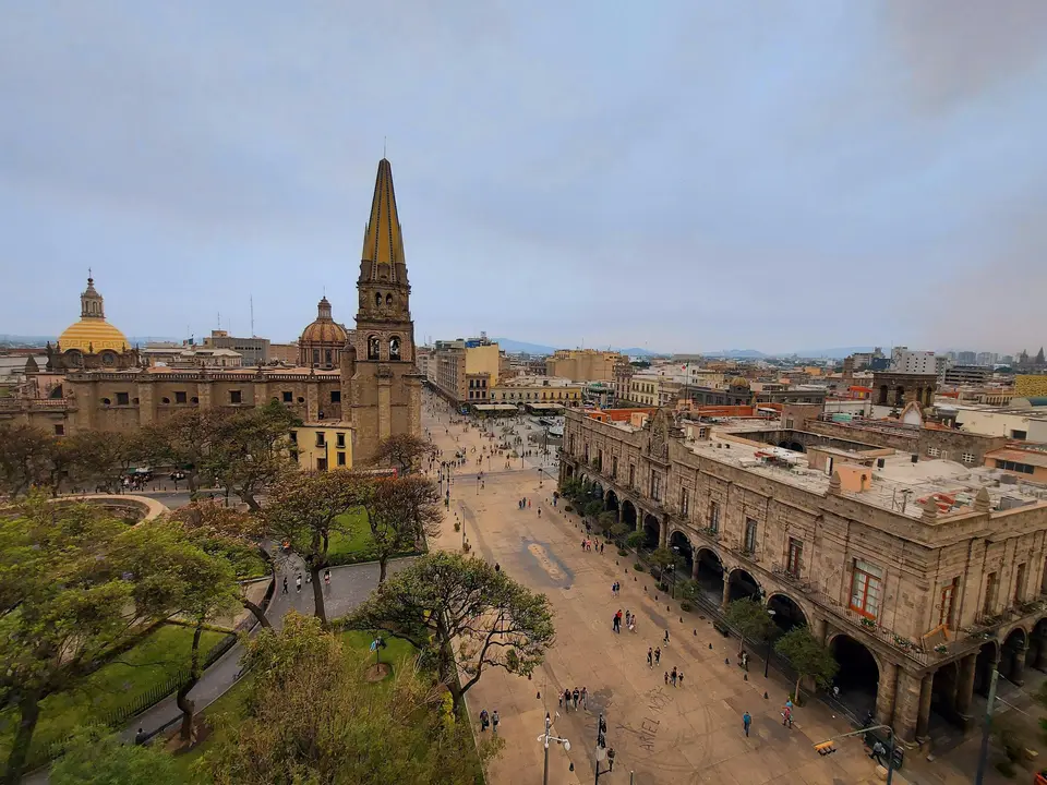 a view of a city from a high point of view — Guadalajara